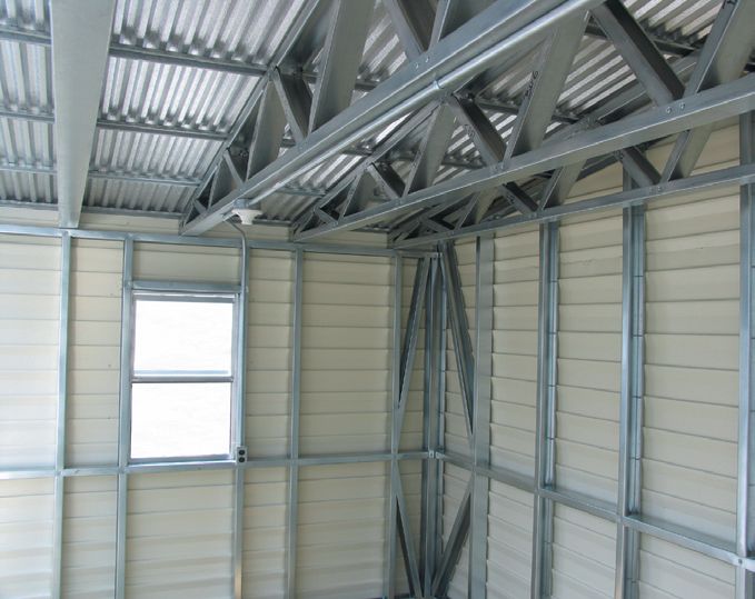 Lark Buildings Accu-steel Truss Roof Section