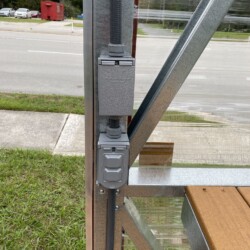 6x10 Greenhouse Electrical Receptacle Gainesville FL, located in Gainesville, FL.