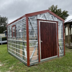 8x12 Greenhouse Exterior Front View Gainesville FL, located in Gainesville, FL.