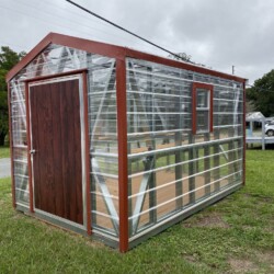 8x12 Greenhouse with Composite Floor Exterior Gainesville FL, located in Gainesville, FL.