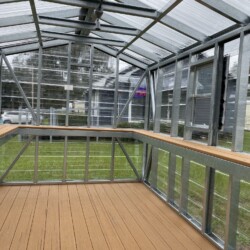 8x12 Greenhouse with Composite Floor Interior Gainesville FL, located in Gainesville, FL.